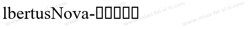 lbertusNova字体转换