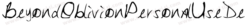 BeyondOblivionPersonalUseDemo1-WBDG字体转换