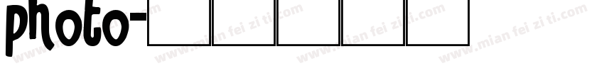 photo字体转换