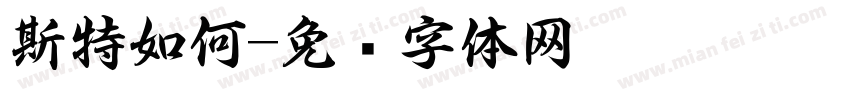斯特如何字体转换