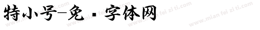 特小号字体转换