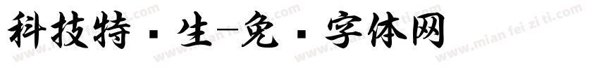 科技特长生字体转换