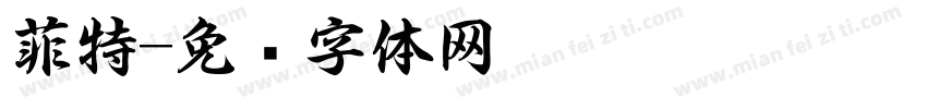 菲特字体转换