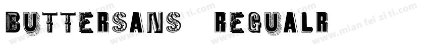 buttersans-Regualr字体转换