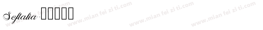 Seftalia字体转换
