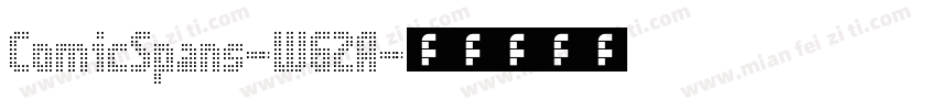 ComicSpans-WG2A字体转换