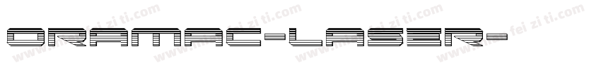 Oramac-Laser字体转换