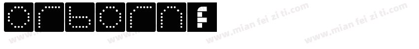 orborn字体转换