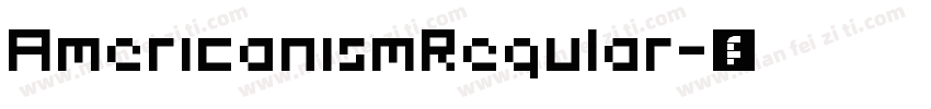 AmericanismRegular字体转换