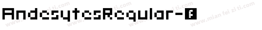 AndesytesRegular字体转换
