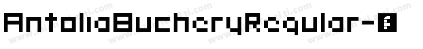 AntoliaBucheryRegular字体转换