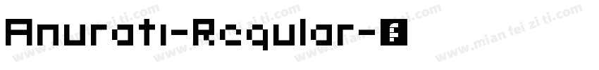 Anurati-Regular字体转换