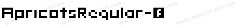 ApricotsRegular字体转换