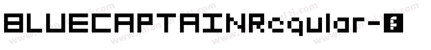 BLUECAPTAINRegular字体转换