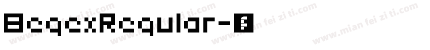 BegexRegular字体转换