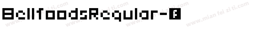 BellfoodsRegular字体转换