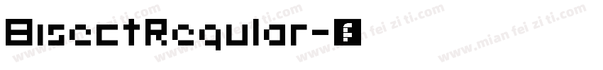 BisectRegular字体转换