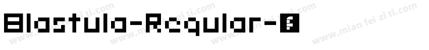 Blastula-Regular字体转换
