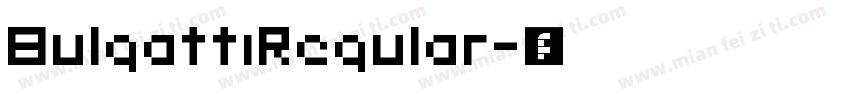 BulgattiRegular字体转换