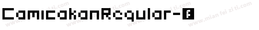 CamicakanRegular字体转换
