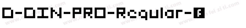 D-DIN-PRO-Regular字体转换