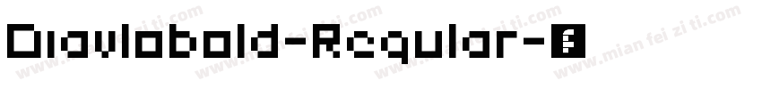 Diavlobold-Regular字体转换