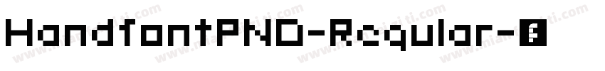 HandfontPND-Regular字体转换