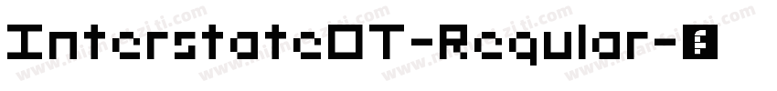 InterstateOT-Regular字体转换