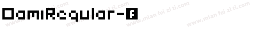 OamiRegular字体转换