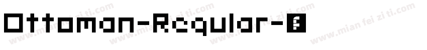 Ottoman-Regular字体转换