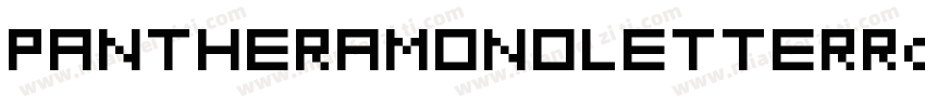 PANTHERAMONOLETTERRegular字体转换