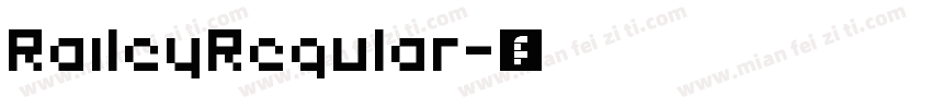 RaileyRegular字体转换