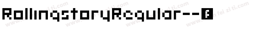RollingstoryRegular-字体转换