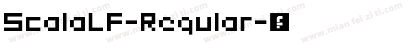 ScalaLF-Regular字体转换