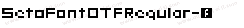 SetoFontOTFRegular字体转换