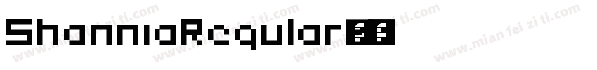 ShanniaRegular在线字体转换