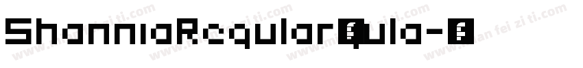 ShanniaRegular在线yula字体转换