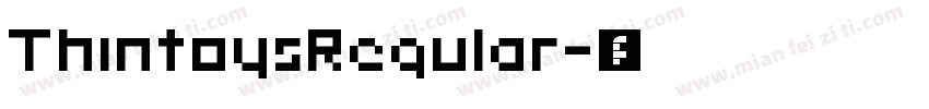 ThintoysRegular字体转换