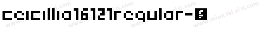 ceicillia16121regular字体转换