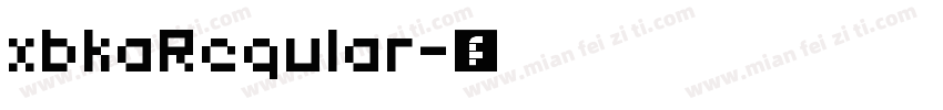 xbkaRegular字体转换