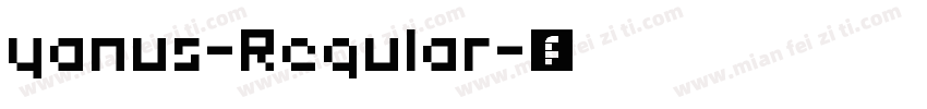 yanus-Regular字体转换