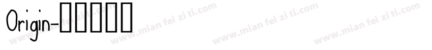 Origin字体转换
