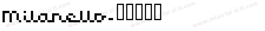 Milanello字体转换