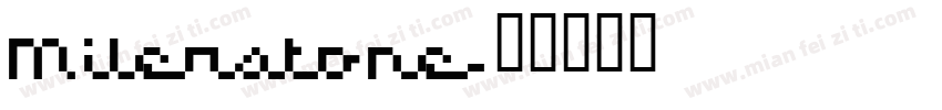 Milerstone字体转换
