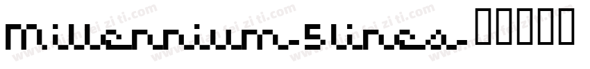 Millennium-5lines字体转换