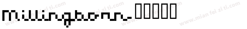Millingborn字体转换