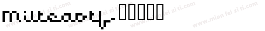Milteaotf字体转换