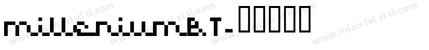 milleniumBT字体转换