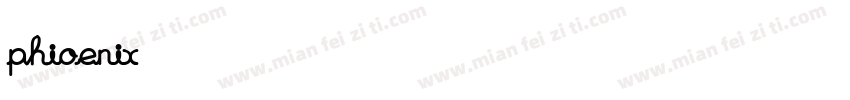 Phioenix直接起飞字体转换