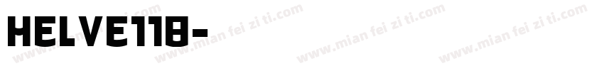 helve118字体转换